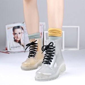 clear boots for kids